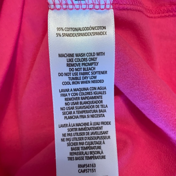 NWT Tommy Hilfiger Sport pink tank. Size L. - Picture 5 of 5